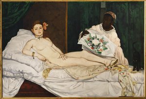 Olympia (olaj, vászon) alkotó: Edouard Manet