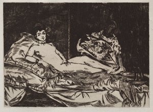 Olympia. alkotó: Édouard Manet