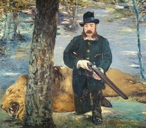 Pertuiset, Oroszlánvadász, 1881 alkotó: Édouard Manet