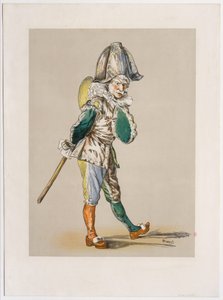Polichinelle alkotó: Édouard Manet