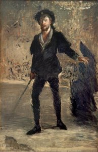 Faure portréja Hamlet szerepében alkotó: Édouard Manet