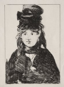 Berthe Morisot portréja alkotó: Édouard Manet