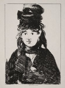 Berthe Morisot portréja alkotó: Édouard Manet