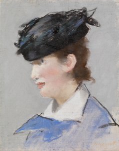 Hölgyportré, 1882-83 körül (pasztell, alapozott vászonvászon) alkotó: Édouard Manet