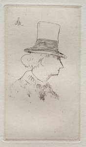 Charles Baudelaire profilportréja alkotó: Édouard Manet