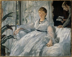 Olvasó festmény Edouard Manet (1832-1883) 1865 V. 0,6x0,73 m Párizs, Muse d