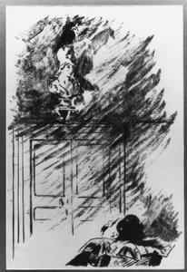 Ülj a Pallas mellszobra… alkotó: Édouard Manet