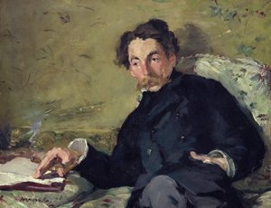Stephane Mallarme (1842-98) 1876 (olaj, vászon) alkotó: Édouard Manet