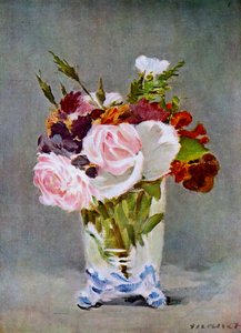 Csendélet virágokkal, 1882. alkotó: Édouard Manet