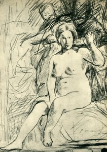 Tanulmány egy ülő meztelen La Toilette-ről, 1858-1860, 1943.