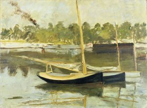 Egy hajó tanulmányozása Argenteuilben alkotó: Édouard Manet