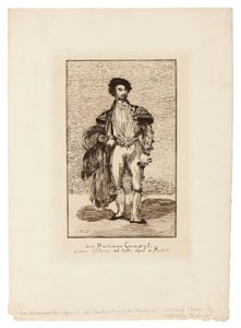 A balett-táncos (Don Mariano Camprubi) alkotó: Édouard Manet