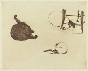 The Cats Les chats, 1869. alkotó: Édouard Manet
