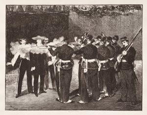 Miksa császár kivégzése alkotó: Édouard Manet