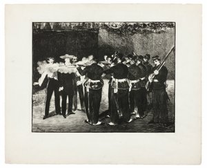 Maximilian kivégzése alkotó: Édouard Manet