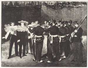 Miksa kivégzése alkotó: Édouard Manet