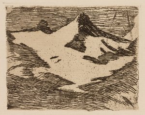 A hegy, 2. lemez a Le Fleuve-ból alkotó: Édouard Manet