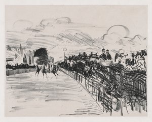 A versenyek, 1865. alkotó: Édouard Manet