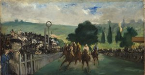 The Races at Longchamp, 1866 alkotó: Édouard Manet