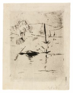 A folyó a síkságon alkotó: Édouard Manet