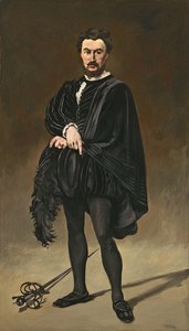 A tragikus színész (Rouviere mint Hamlet) alkotó: Édouard Manet