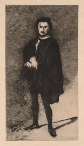A tragikus színész, 1866. alkotó: Édouard Manet