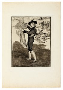 Victorine Meurent az "Espada" jelmezében alkotó: Édouard Manet
