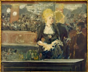 Tanulmány a Folies-Bergère bárban alkotó: Édouard Manet