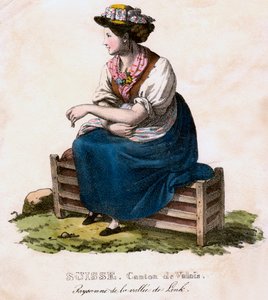 Svájci nő, 1825.