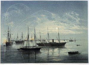 G. Nicole a Szuezi-csatorna felavatása. 1869 alkotó: Edouard Riou