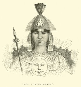 Inka Huayna Capac alkotó: Edouard Riou