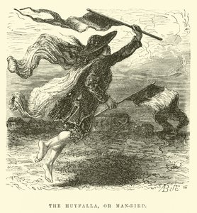 A Huyfalla, vagy ember-madár... alkotó: Edouard Riou