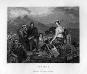 Corinna, ókori görög költő, 1833-ban