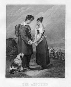 „A búcsú”, 1833