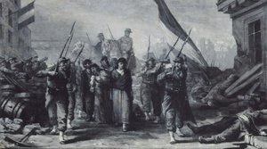 Hôtel de Ville tűzvész 1871-ben, 1871-ben (olaj, vászon)