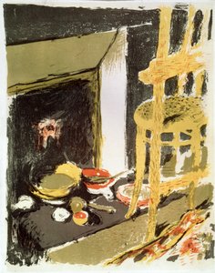 A kandallónál, 1899. alkotó: Edouard Vuillard
