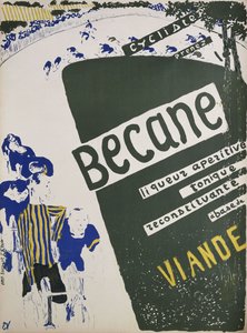 Bicikli; Becane, 1894 körül alkotó: Edouard Vuillard