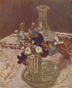Csokor árvácska, nefelejcs és százszorszép 1900 körül, 1900 c1946 alkotó: Edouard Vuillard