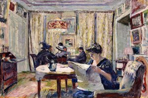 Bridge Players, 1911 körül alkotó: Edouard Vuillard