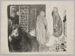 Belső képernyővel alkotó: Edouard Vuillard