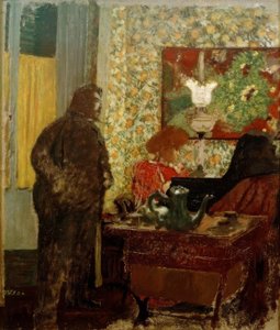 Belső tér Misia Natansonnal a zongoránál (Cipa Misiát hallgat alkotó: Edouard Vuillard