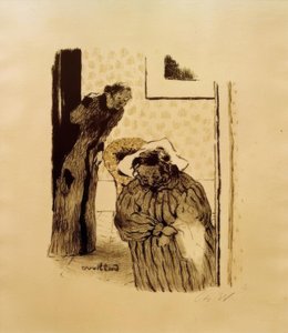 Szunyókálás vagy lábadozás alkotó: Edouard Vuillard