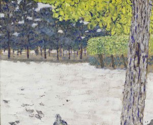 A Tuileries-kert, 1894 körül. alkotó: Edouard Vuillard