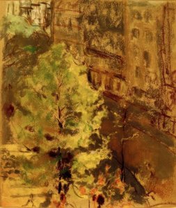 A Berlioz tér, a reggeli nap hatása alkotó: Edouard Vuillard