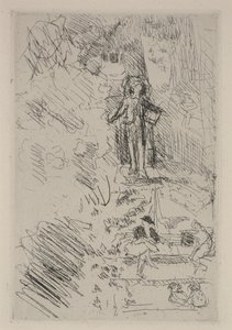 Kis vázlatok a téren alkotó: Edouard Vuillard
