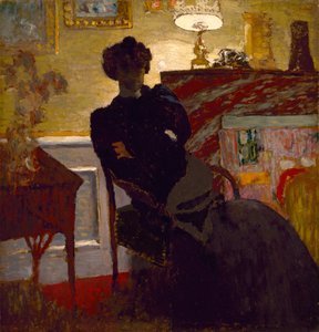Madame Hessel otthon, 1908 körül alkotó: Edouard Vuillard