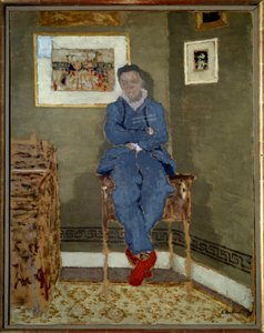 Felix Vallotton (1865-1925) festő portréja alkotó: Edouard Vuillard