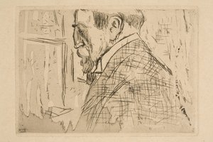 Théo Van Rysselberghe portréja alkotó: Edouard Vuillard