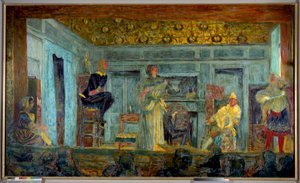 Jean Baptiste Poquelin dit Moliere (1622-1673) „A képzeletbeli beteg” című darabjának ábrázolása alkotó: Edouard Vuillard