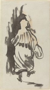 Sétáló alak hátulról nézve alkotó: Edouard Vuillard